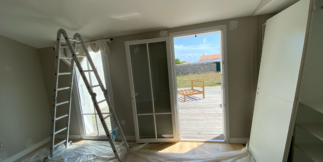 Projet Sainte Marie rénovation complète d’une chambre 